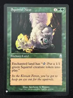 1x MTG Squirrel Nest - The List Reprints (LIST) (ODY) #274 - Magic the Gathering - Image 1
