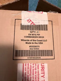 MTG Fallout Commander Decks Case Set of 4 Precon Magic The Gathering - Image 2