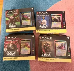 MTG Fallout Commander Decks Case Set of 4 Precon Magic The Gathering - Image 4