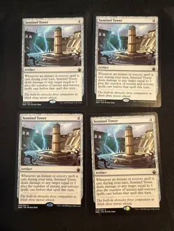 x4 Sentinel Tower [Battlebond] 4x Magic MTG Cards NM/LP - Image 1