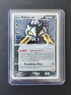 Rocket's Raikou ex - 108/107 - Secret Rare Holo ex Deoxys - Pokemon Card - LP - Image 1