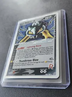 Rocket's Raikou ex - 108/107 - Secret Rare Holo ex Deoxys - Pokemon Card - LP - Image 2