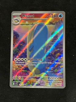Wailord 162/159 Sv09: Journey Together Holo Illustration Rare Pokemon TCG NM - Image 1