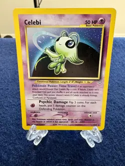 Pokemon TCG Celebi 3/64 Neo Revelation Holo Rare 2001 - Image 1