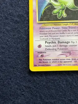 Pokemon TCG Celebi 3/64 Neo Revelation Holo Rare 2001 - Image 5