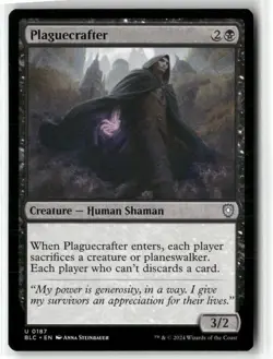 Plaguecrafter Bloomburrow Commander BLC Magic NM - Image 1