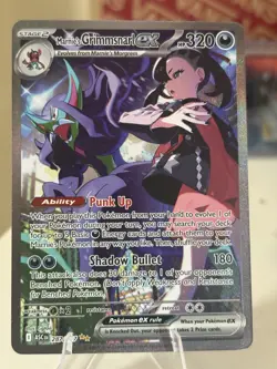 Pokemon Marnie's Grimmsnarl ex 287/217 Full Art Ultra Rare ASC Holo EN - Image 1