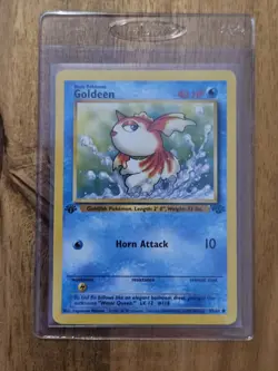 Goldeen 1st Edition - Near Mint - 1999 Pokemon TCG - #53/64 Jungle Set WOTC - Image 1