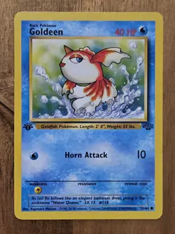 Goldeen 1st Edition - Near Mint - 1999 Pokemon TCG - #53/64 Jungle Set WOTC - Image 2