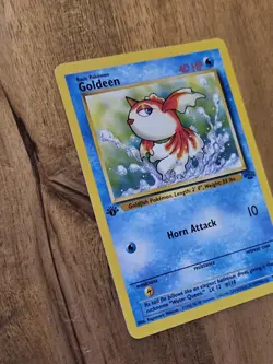 Goldeen 1st Edition - Near Mint - 1999 Pokemon TCG - #53/64 Jungle Set WOTC - Image 3