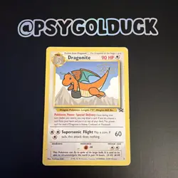 Pokemon Dragonite Black Star Promo No.5 Vintage LP WOTC A10 - Image 1