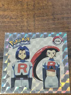 JESSE & JAMES PR06 POKEMON ARTBOX STICKER PRIZM SERIES 1 1999 NM TEAM ROCKET - Image 1