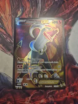 Houndoom EX Full Art Ultra Rare Holo Pokemon XY Breakthrough 153/162 - NM/LP - Image 1