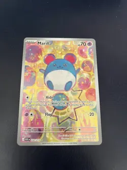 Pokemon Tcg Ascended Heroes Marill Illustration Rare 232/217 Pack Fresh NM - Image 1