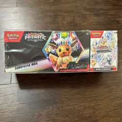 Pokemon Prismatic Evolutions Scarlet and Violet Surprise Box and Booster Bundle - Image 1