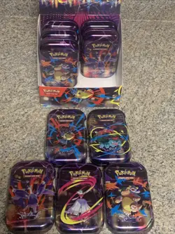 Pokemon Mega Heroes Mini Tin Display Sealed (Mega Evolutions) - Image 2
