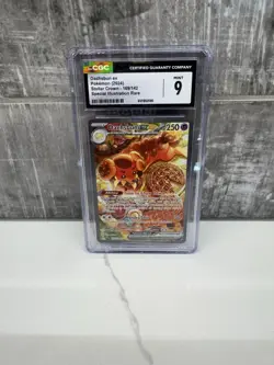 Pokemon Dachsbun ex 169/142 Stellar Crown Special Illustration Rare CGC 9 Mint - Image 1