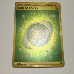 Pokemon Basic Grass Energy 278/193 Paldea Evolved Secret Rare Holo - Image 1
