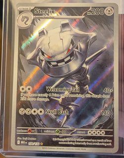 Steelix Pokemon 150/132 Full Art Illustration Rare Holo Mega Evolution - Image 1