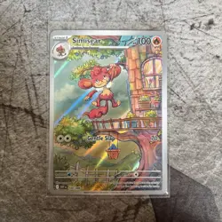 Pokemon TCG Simisear 100/086 Secret Rare White Flare NM - Image 1