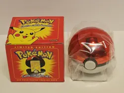 FACTORY SEALED! Pokemon 23K Gold Plated Pikachu 1999 Burger King Limited - Image 1