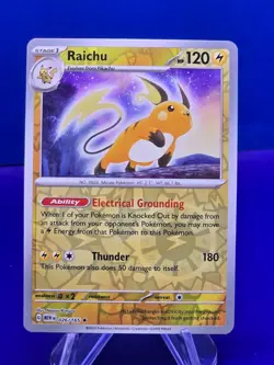 Raichu 026/165 REVERSE Holo ENGLISH NM/M Pokemon - 151 - Image 1