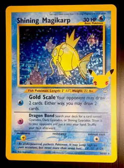 Pokemon TCG Shining Magikarp 66/64 Holo Celebrations: Classic Collection - NM - Image 1
