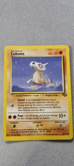 Cubone - Pokemon TCG - MP - Common - Jungle Set 50/64 - Image 1