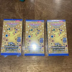 Pokemon 25th Anniversary Japanese Booster Box (lot 3) Factory Sealed US Seller - Image 1