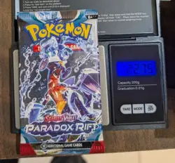 Paradox Rift Booster Pack - Heavy 22.75g - Sealed - Pokemon TCG Scarlet & Violet - Image 1