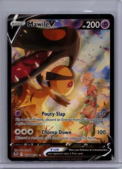 Pokemon TCG Mawile V TG17/TG30 Swsh12: Silver Tempest Trainer Gallery Holo - Image 1