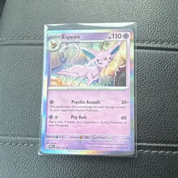 Pokemon Espeon 033/131 Sv: Prismatic Evolutions Holo Rare Stage 1 HP110 - Image 1