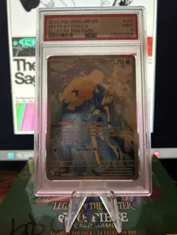 2025 POKEMON DRI EN-DESTINED RIVALS ILLUSTRATION RARE #193 MISTY'S PSYDUCK PSA 9 - Image 1