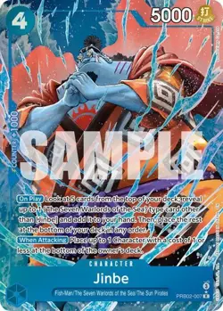 Jinbe - PRB02-007(Alternate Art) (Foil) One Piece NM - PRB-02 - Image 1