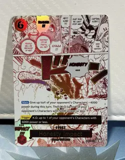 One Piece CCG Honesty Impact Alt OP11-018 a Fist of Divine Speed English Foil - Image 1