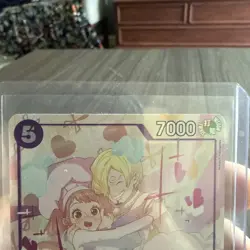 One Piece Sanji & Pudding SR EB02-035 Alt Art Anime 25th Collection - Near Mint - Image 2