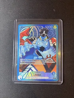 Jinbe (Alt Art) OP14-040 Leader One Piece The Azure Sea’s Seven Near Mint - Image 1