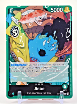 OP11-021 Jinbe (L) A Fist of Divine Speed - One Piece CCG - Image 1