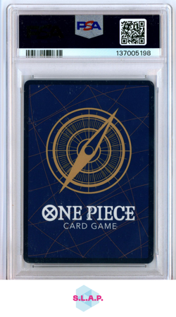 SHIRAHOSHI SPECI4L ALT ART ONE PIECE OP11-A FIST OF DIVINE SPEED 2025 057 PSA 10 - Image 2