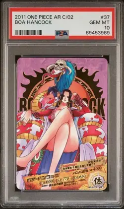 PSA 10 2011 One Piece AR Carddass 02 Boa Hancock #37 | POP 20 - Image 1