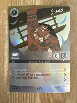 Maui Demigod 23/P1 Disney 100 Promo Foil NM Lorcana - Image 1
