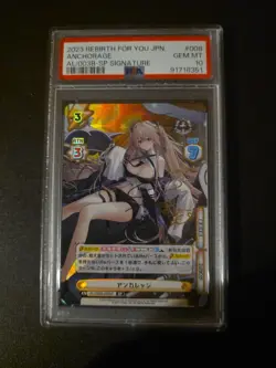 PSA 10 Signed Rebirth for you Azur Lane vol.3 AL/003B-008SP SP Anchorage - Image 1