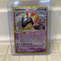 Pokemon Typhlosion (Delta Species) Holo Rare Holo Dragon Frontiers 12/101 NM - Image 1