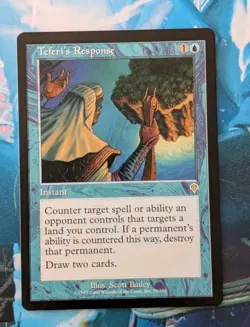 MTG Invasion Rare TEFERI'S RESPONSE SP - Image 1