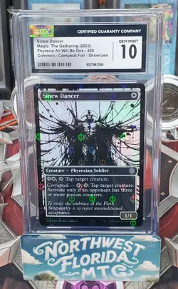 CGC 10 - Phyrexia All Will Be One - Sinew Dancer (Compleat Foil) Showcase - Image 1