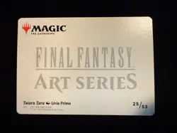 MTG Final Fantasy Art Series Tataru Taru x1 NM Art Card - Image 2