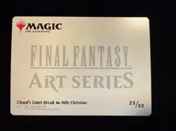 MTG Final Fantasy Art Series Cloud's Limit Break x1 NM Art Card - Image 2