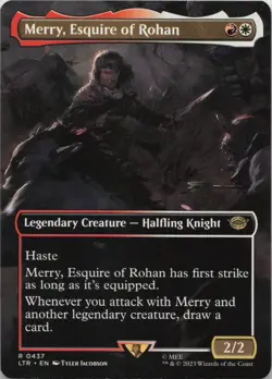 Merry, Esquire of Rohan (Borderless) R Universes Beyond: The Lord of the Rings: - Image 1