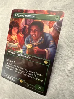 Delighted Halfling (Borderless) Universes Beyond: the Lord of the Rings:... - Image 2