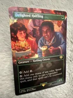 Delighted Halfling (Borderless) Universes Beyond: the Lord of the Rings:... - Image 3